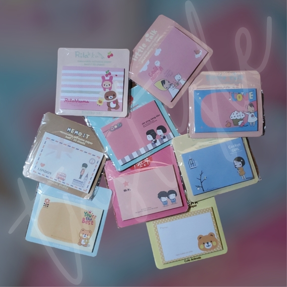 3/$25 Cute Memo Sheet & Sticky Notes Bundle - Picture 6 of 6